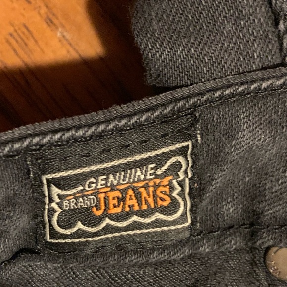 Volcom Pistol Legging Fit Jeans size 7 / 28 dark grey - Picture 6 of 6